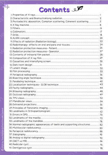 Final Year (Perio, OMR, Ortho, PHD)
