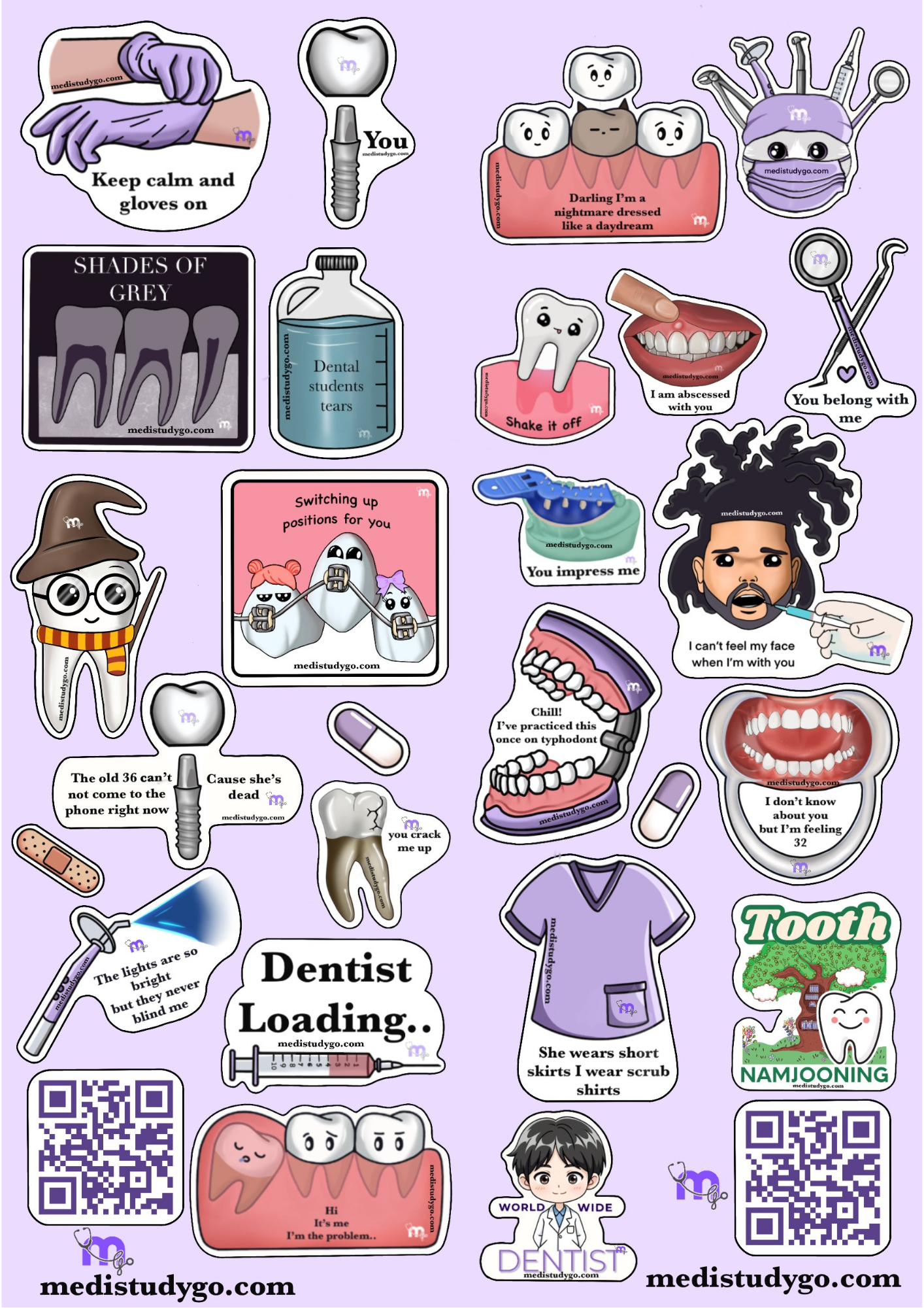 Dental Stickers