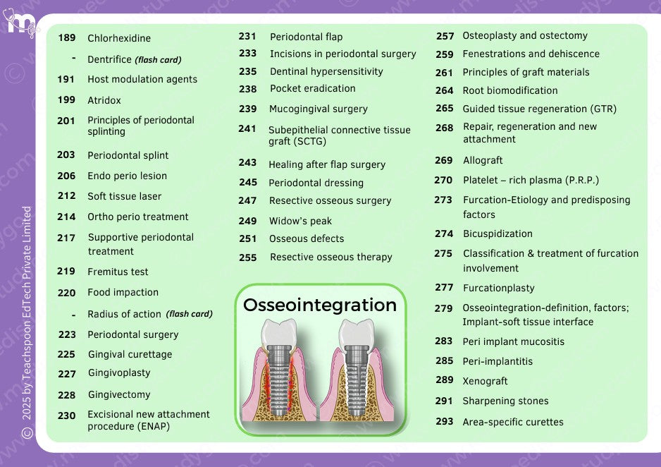 Periodontics