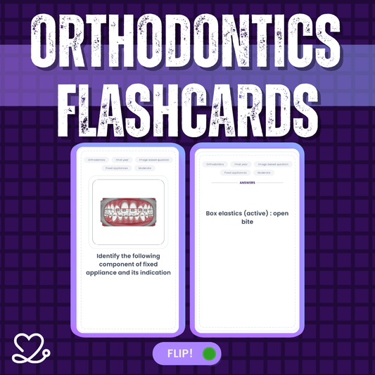 Orthodontics - NEET Flashcards