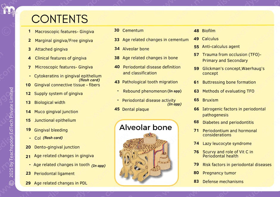 Final Year (Perio, OMR, Ortho)