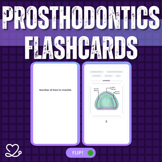 Prosthodontics - NEET Flashcards